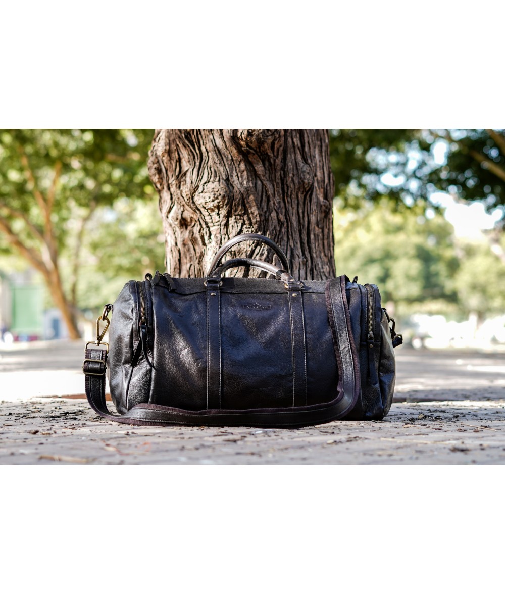 Coleman Weekender Leather Duffle Bag